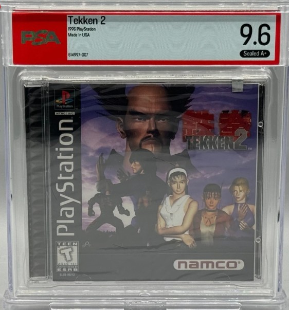 Tekken 2 Sony PlayStation 1 PS1 Sealed New PSA 9.6 A+ Graded Namco